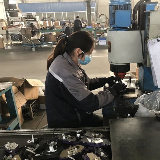 Zeal brake pads manufacturing process - shims bonding